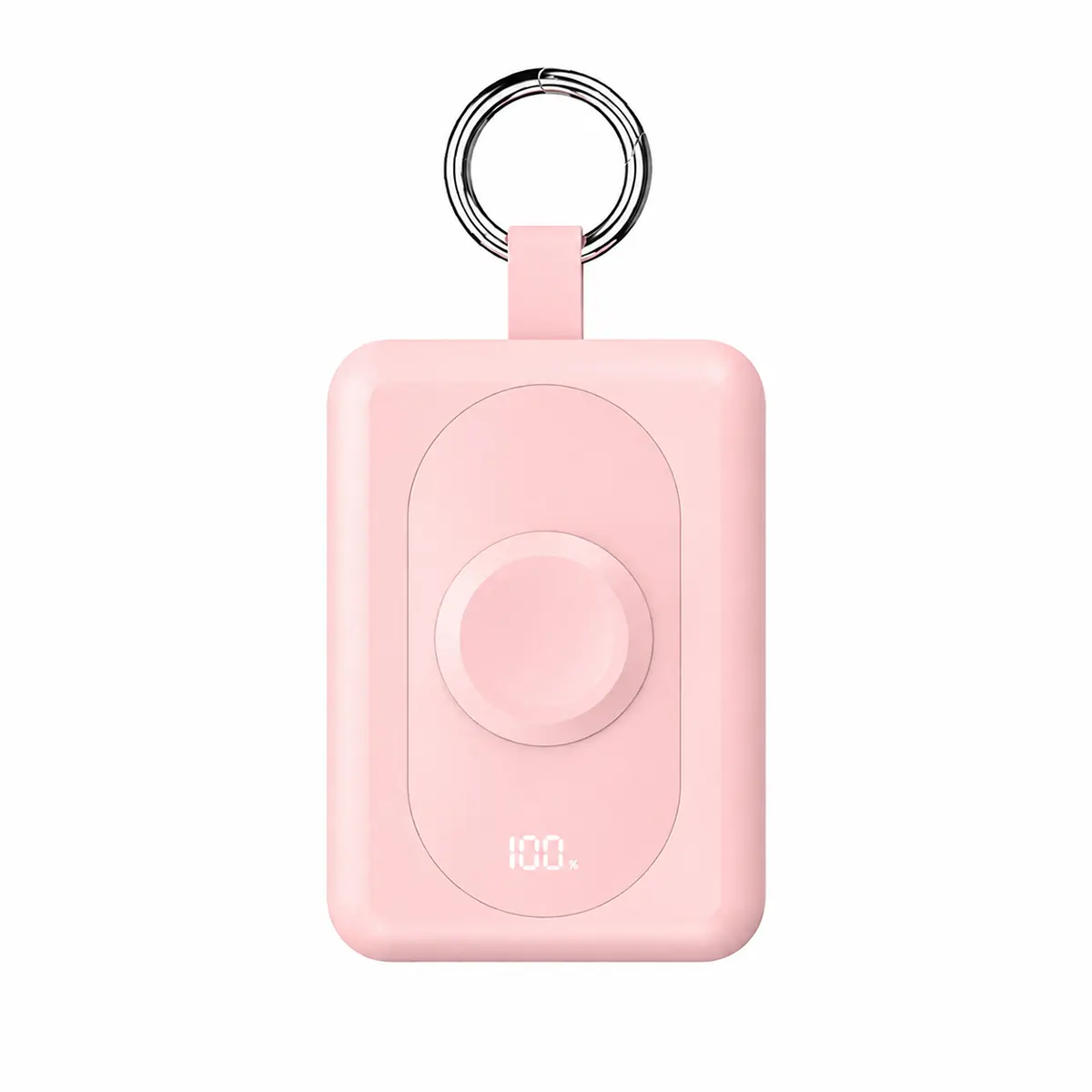 Back to School Essentials - 5000mAh Portable Charger Power Bank with Built-in Cables, Keychain Battery Pack for Apple Watch iPhone AirPods, Compact Travel Charger Gift for Students,back to school,back to school haul