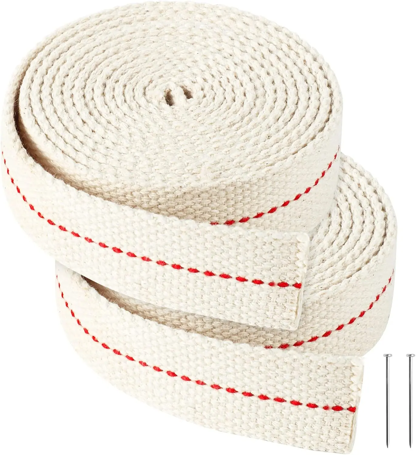 Lamp Wick 13 Feet/ 2 Rolls Cotton Oil 1 Inch Replacement Oil Lanterns Wick Oil Lamps and Oil Burners