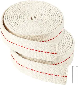 Lamp Wick 13 Feet/ 2 Rolls Cotton Oil 1 Inch Replacement Oil Lanterns Wick Oil Lamps and Oil Burners