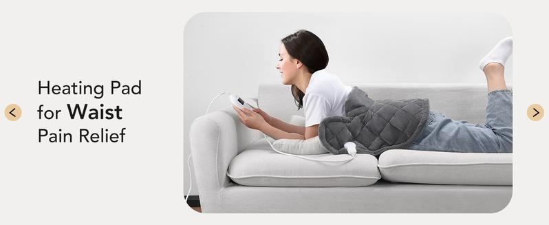 iDOO Heating Pad | Valentines Day Gift | Perfect Gifts for Her Women Men Elderly | 3 Sizes (24x37 XXL King/24x33/21x22) | Soothing Heat Therapy for Fast Neck, Shoulder & Back Pain Relief