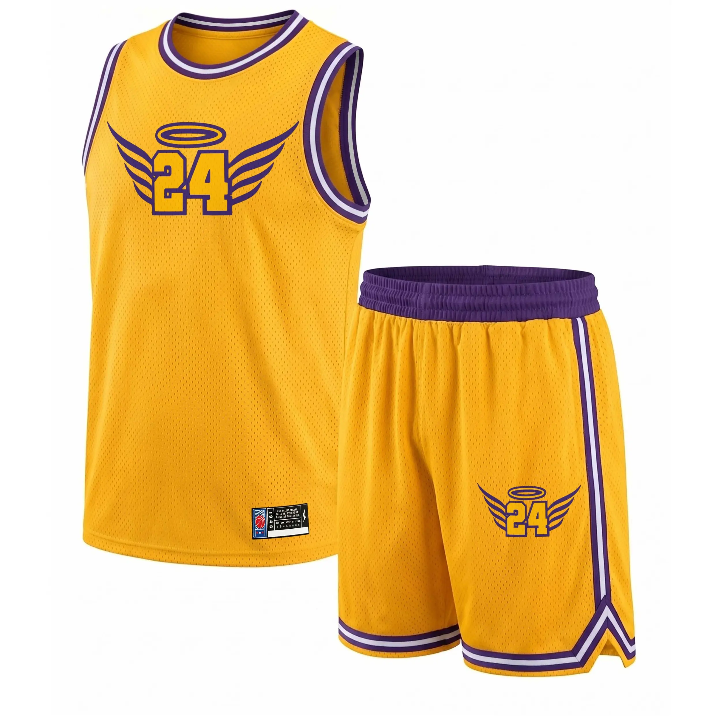 Men's 2-Piece Color Block Basketball Jersey Set - Loose-Fitting, Breathable Round Neck Sleeveless Professional Training Uniform, Quick Dry Athleisure Shorts Included, Suitable for Basketball, Gym, All-Season Comfort, Machine Washable/Dry Clean, Two-Piece