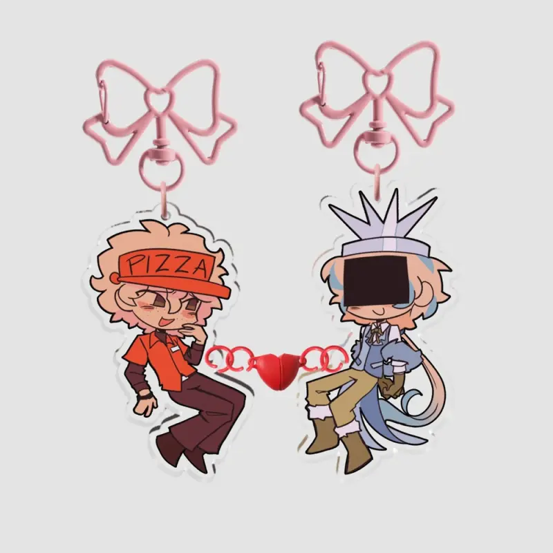 Forsaken magnetic keychains: Elliot/ Chance/ itrapped/ Mafioso