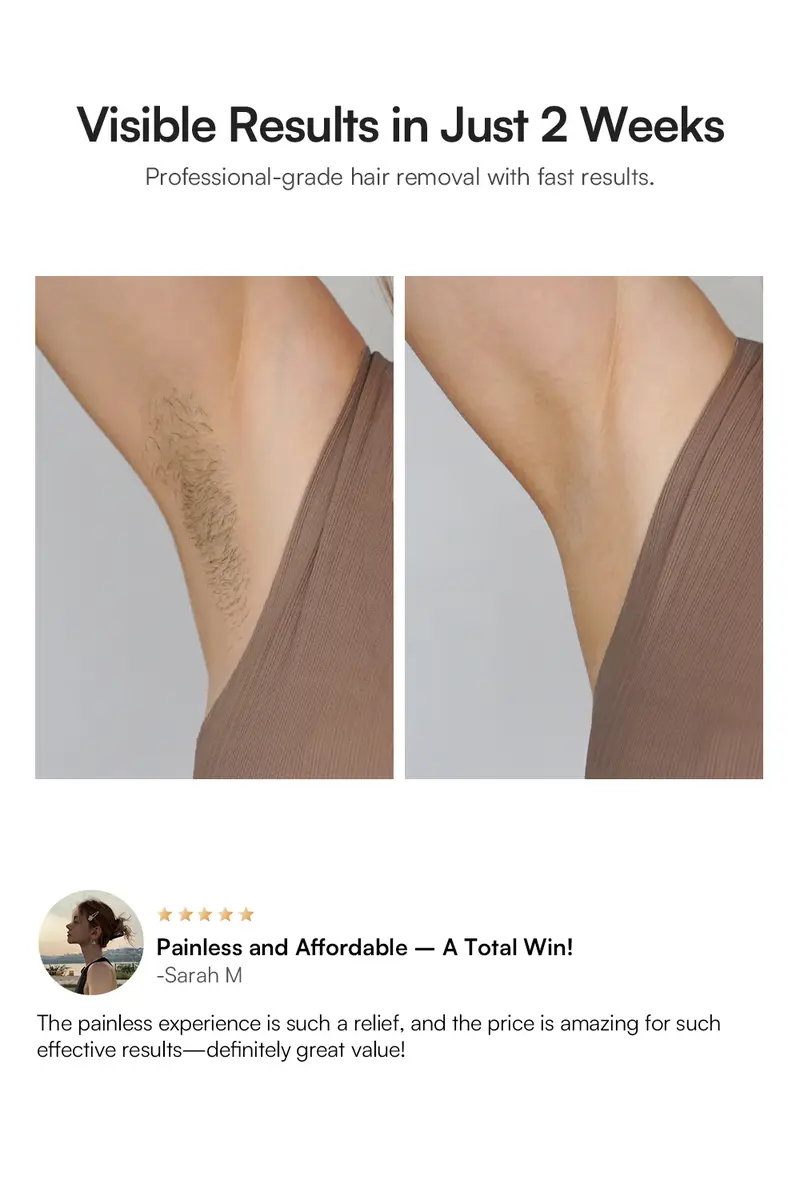 Product Introduction of INIA HAUTE Pro Sapphire Ice-Cooling IPL Hair Removal Device – Painless, FDA Cleared, Full Body & Bikini Use, Long-Lasting Results for Women & Men, 2-Year Warranty – Stay Cool & Smooth, Best Valentine's Day Gift for Her 1