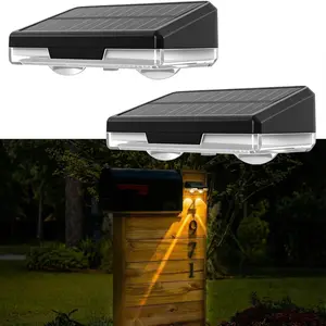 Solar Mailbox Lights 2 Pack, Outdoor Waterproof House Number Light, Dusk to Dawn Address LED Lighting, Light up Wall Sign, 3000/4500/6000K