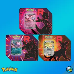 Team Rocket 5 Booster Pack Tin