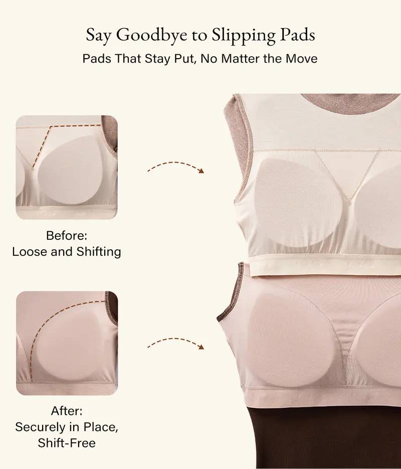 Women's layering top design details