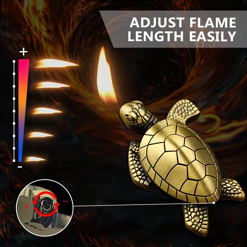 Golden Turtle Butane Torch Lighter – Refillable, Adjustable Soft Flame ...