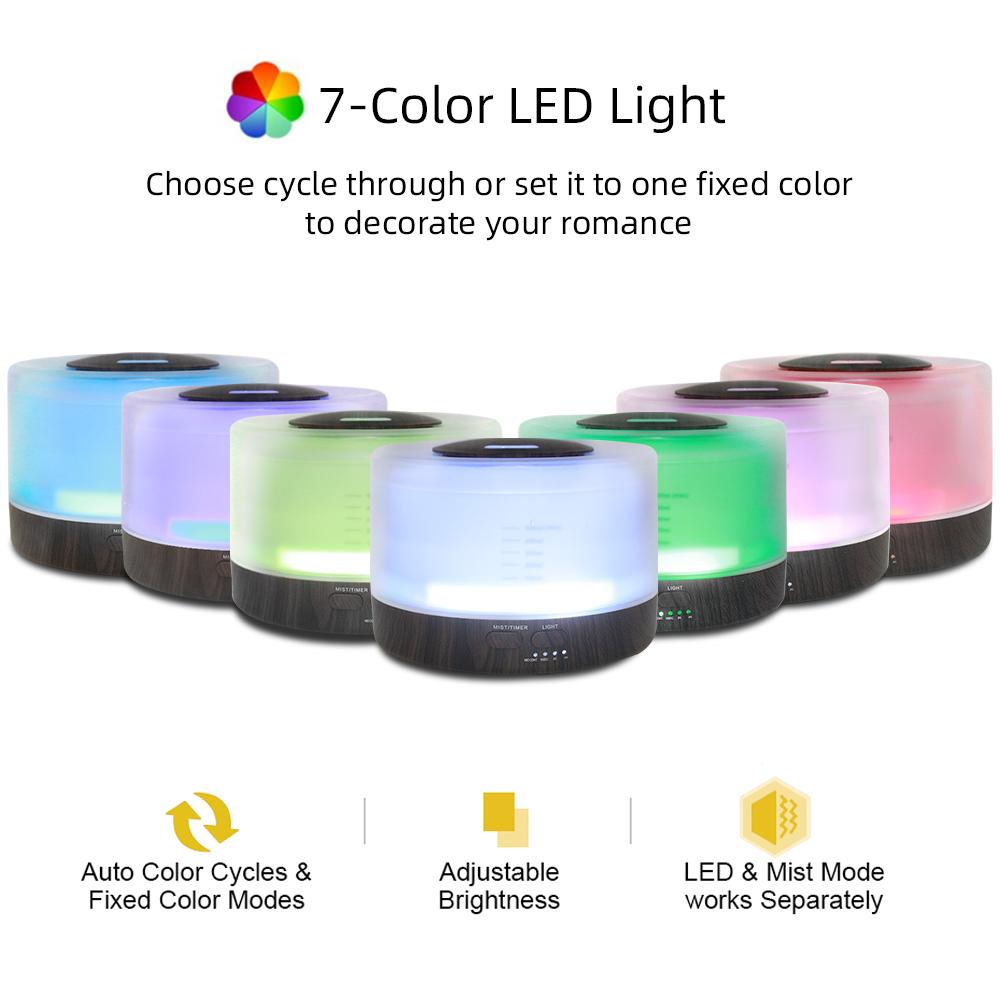 Essential Oil Diffuser 8-Hour Aromatherapy with Remote Control, 7-Color LED Lights, 4 Timer Settings for Home Smart Aromatherapy Diffuser Smart Fragrance Diffuser humidifier Drop Ultrasonic Diffuser auto-off to Medium Humidifier huni di cool mist air Essential Oil Diffuser 8-Hour Aromatherapy with Remote Control, 7-Color LED Lights, 4 Timer Settings for Home Smart Aromatherapy Diffuser Smart Fragrance Diffuser humidifier Drop Ultrasonic Diffuser auto-off to Medium Humidifier huni di cool mist air