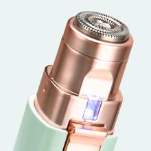 Eyebrow-Facial Hair Remover Women: Portable 2 in 1 Electric Shaver and Facial Trimmer - Rechargeable Eyebrow Lips Body Facial Razor Comfort