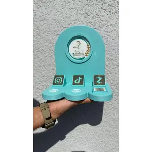 Stand Inteligente NFC con QR Code para Emprendedores – Conecta tus Redes Sociales al Instante