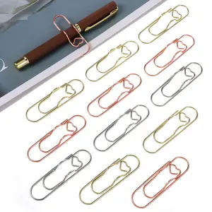 6Pcs Metal Pen Clips, Mixed Color Portable Pen Holders, Multifunctional Pen Clips for Notebook, Journal, Book, Clipboard & Paper, Ideal Gift & School Supplies for Summer