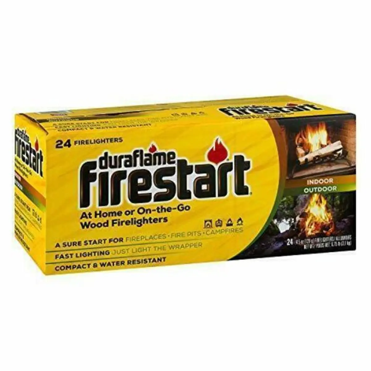 212 MAIN 4.5oz Compact Water-Resistant Fire Starting Tool, 24-Pack Duraflame for Home & Festive Use