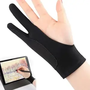 Breathable Anti-sweat Drawing Glove, Washable Reusable Anti-fouling Anti-scratch Art Creation Finger Cover, Tablet & Phone Touch Screen Glove, Creative Gloves