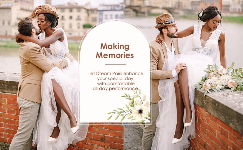 Dream Pairs Women's Wide Width Stiletto Pointed Toe Pumps for Glamorous Appeal