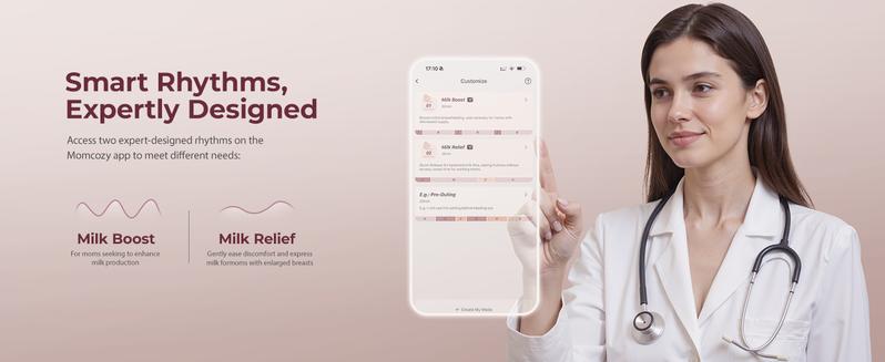 Momcozy  Breast Pump Hands Free Upgraded Mobile Flow | M9, App Discreet Control with Personalized Multi-Modes & 15 Levels, Wearable Breast Pump 24mm, 2 Pack Cozy Red