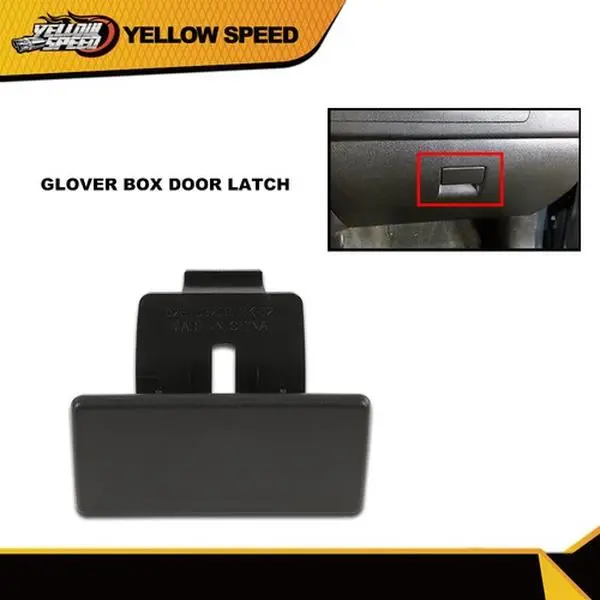 ALLGOOD Black Glove Box Latch Handle - 1 Pcs Auto Replacement Part, Opens Glove Box, Car Armrest Accessory with Strict Quality Control Standards, Fits Hummer H3 (06-10), Chevy Colorado & Canyon (06-12), GMC Trunk Storage