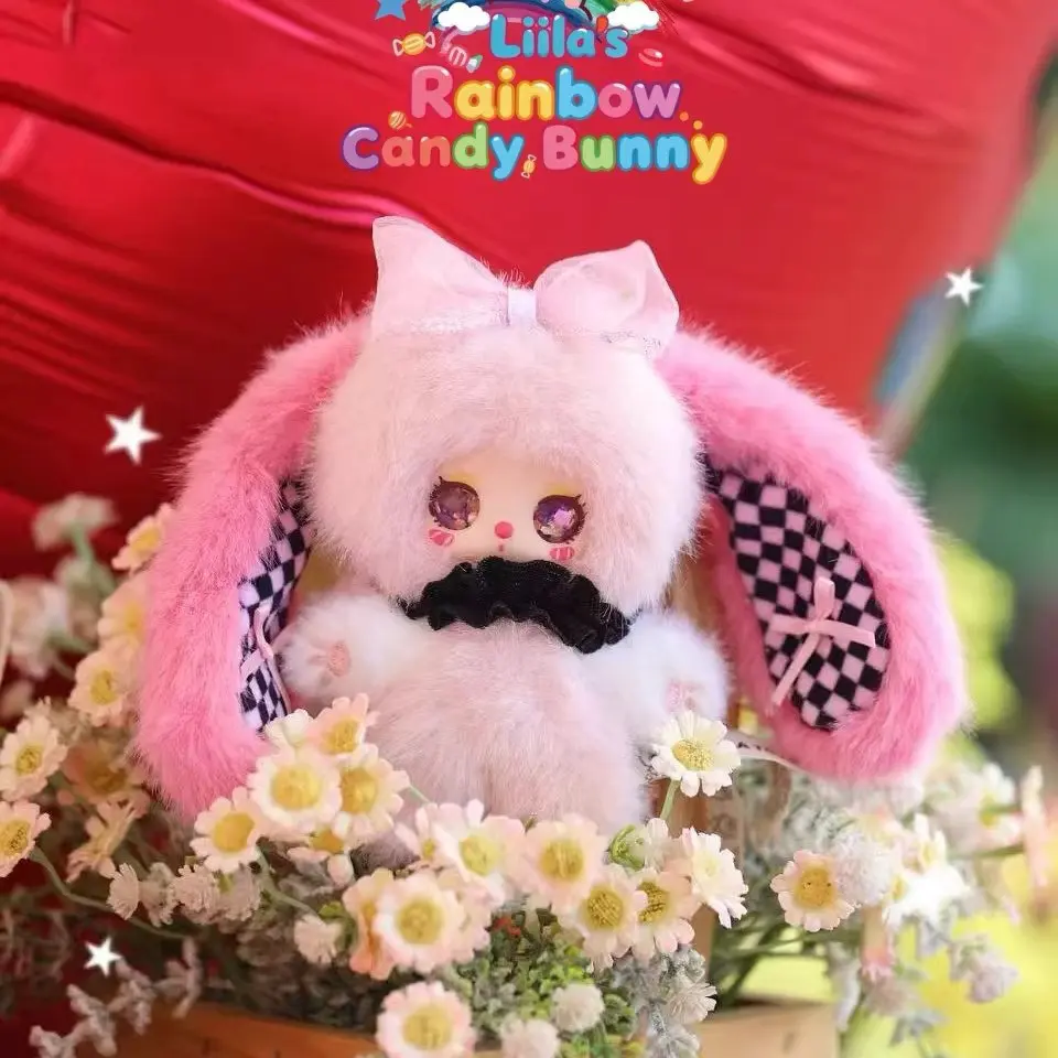 Liila's Rainbow Candy Rabbit Plush Blind Box, A Kawaii Art Toy
