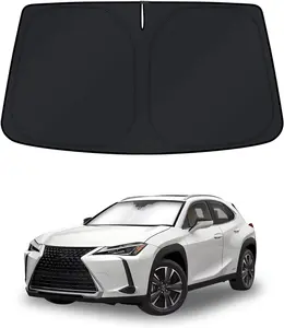 Canvcle Windshield Sun Shade for 2019-2024 2025 2026 Lexus UX 200/250h/260h/300h/300e Accessories Window Shade Sun Cover Foldable Block UV Rays Keep Car Cooler