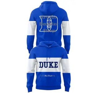 Duke Basketball 3D Hoodie, Clean Blue-White The Brotherhood Design, Perfect Gift For Fans
