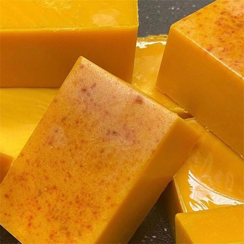 3PCS Turmeric Soap,Deep cleansingSoap,Moisturizing Soap For Face &Body,Body wash & Soap For Women& Men jabon curcuma Body CareComfort Skin Care acid kojic glow bar nurture Moisturizer Cleanser Acne Lemon