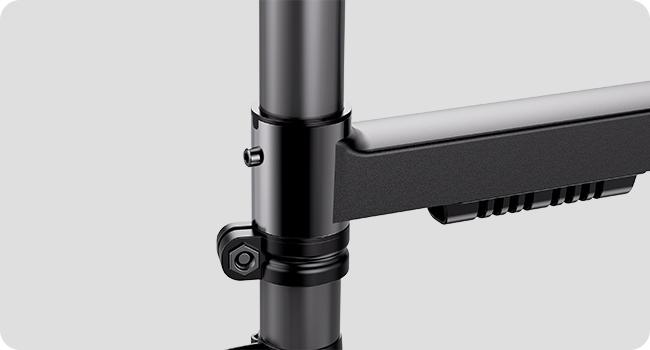 HUANUO Supports 13-32″ screens, up to 19.8 lbs per arm. Features built-in C-clamp, enhanced stability, and upgraded cable management. VESA 75x75mm/100x100mm compatible. Black finish. HUANUO Supports 13-32″ screens, up to 19.8 lbs per arm. Features built-in C-clamp, enhanced stability, and upgraded cable management. VESA 75x75mm/100x100mm compatible. Black finish.