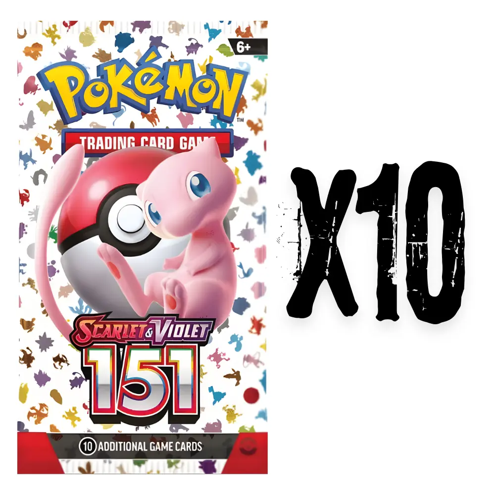 10x Pokemon TCG: Scarlet & Violet 151 Booster Packs - TikTok Shop