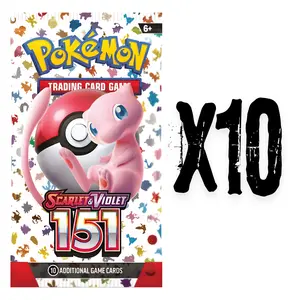 10x Pokemon TCG: Scarlet & Violet 151 Booster Packs