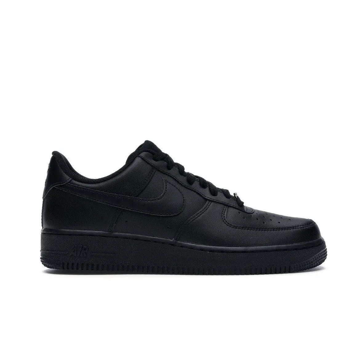 Nike Air Force 1 Low '07 Black Unisex Sneakers AF1 Low Top Classic Lifestyle Casual Shoes