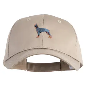 Doberman Embroidered New High Profile Twill Caps