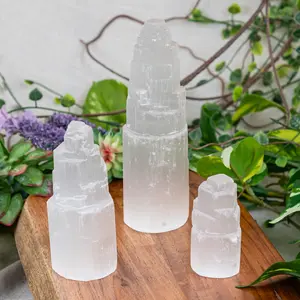 Down To Earth Selenite Iceberg Tower