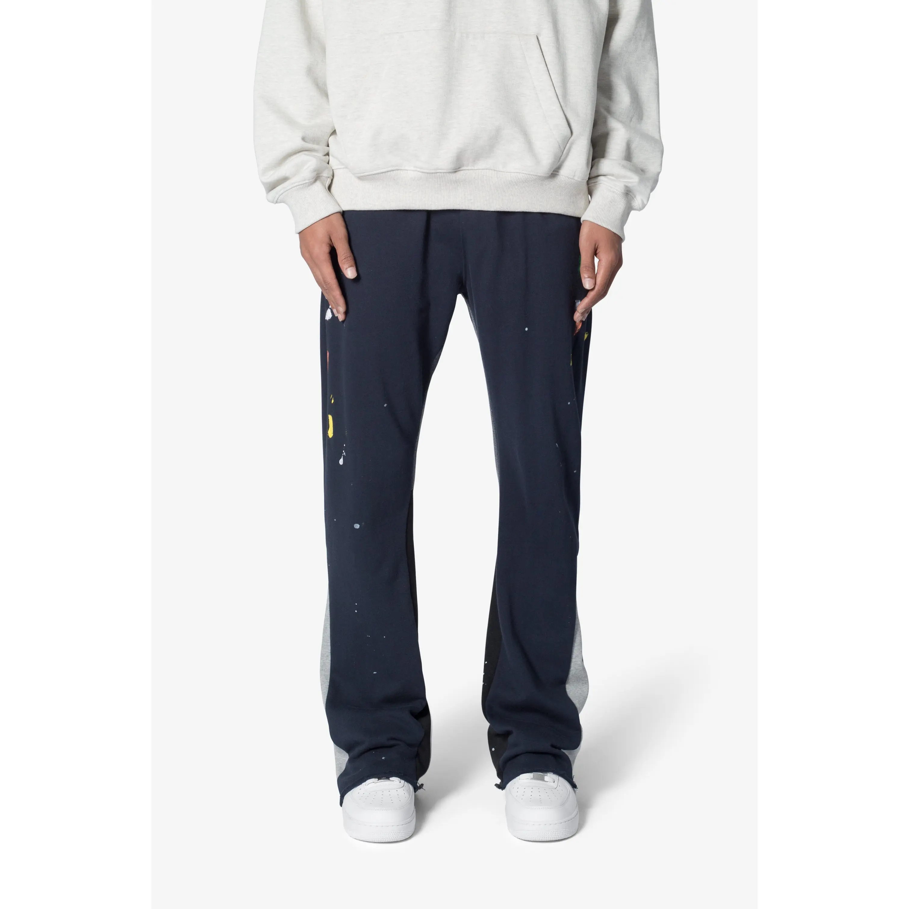 mnml Contrast Bootcut Sweatpants - Navy mnml Contrast Bootcut Sweatpants - Navy