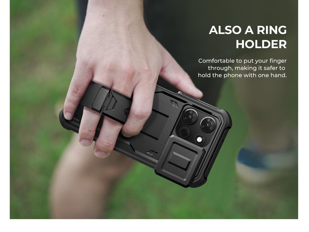 Dexnor for Motorola Moto G-Power-5G-2025/2026 Case, [2 Front Frame] [Built-in Magnetic Slide Camera Cover & Kickstand] Heavy Duty Protection Shockproof Phone Case with Screen Protector, 6.8inch