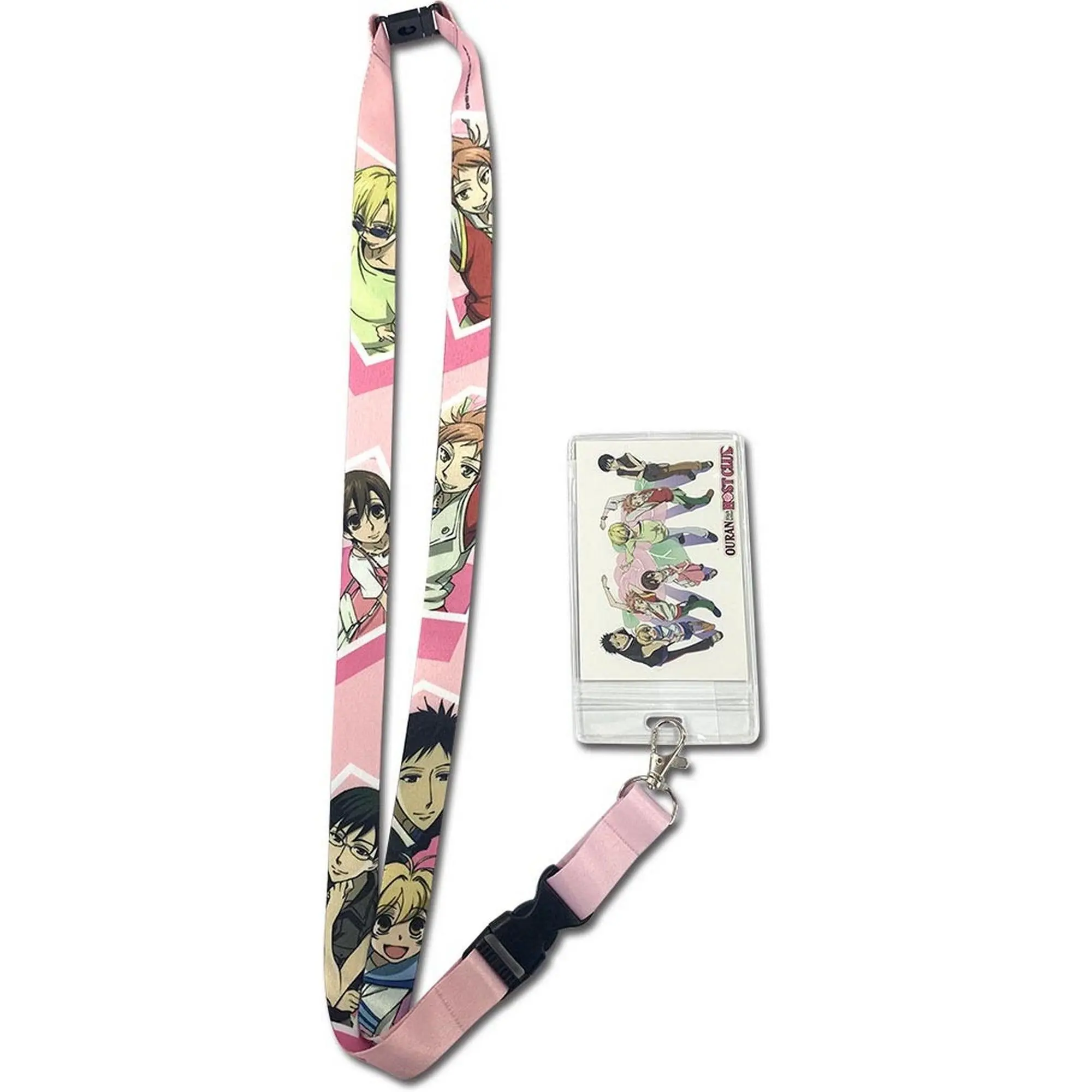 Ouran High School Host Club - Pink Lanyard Ouran High School Host Club - Pink Lanyard