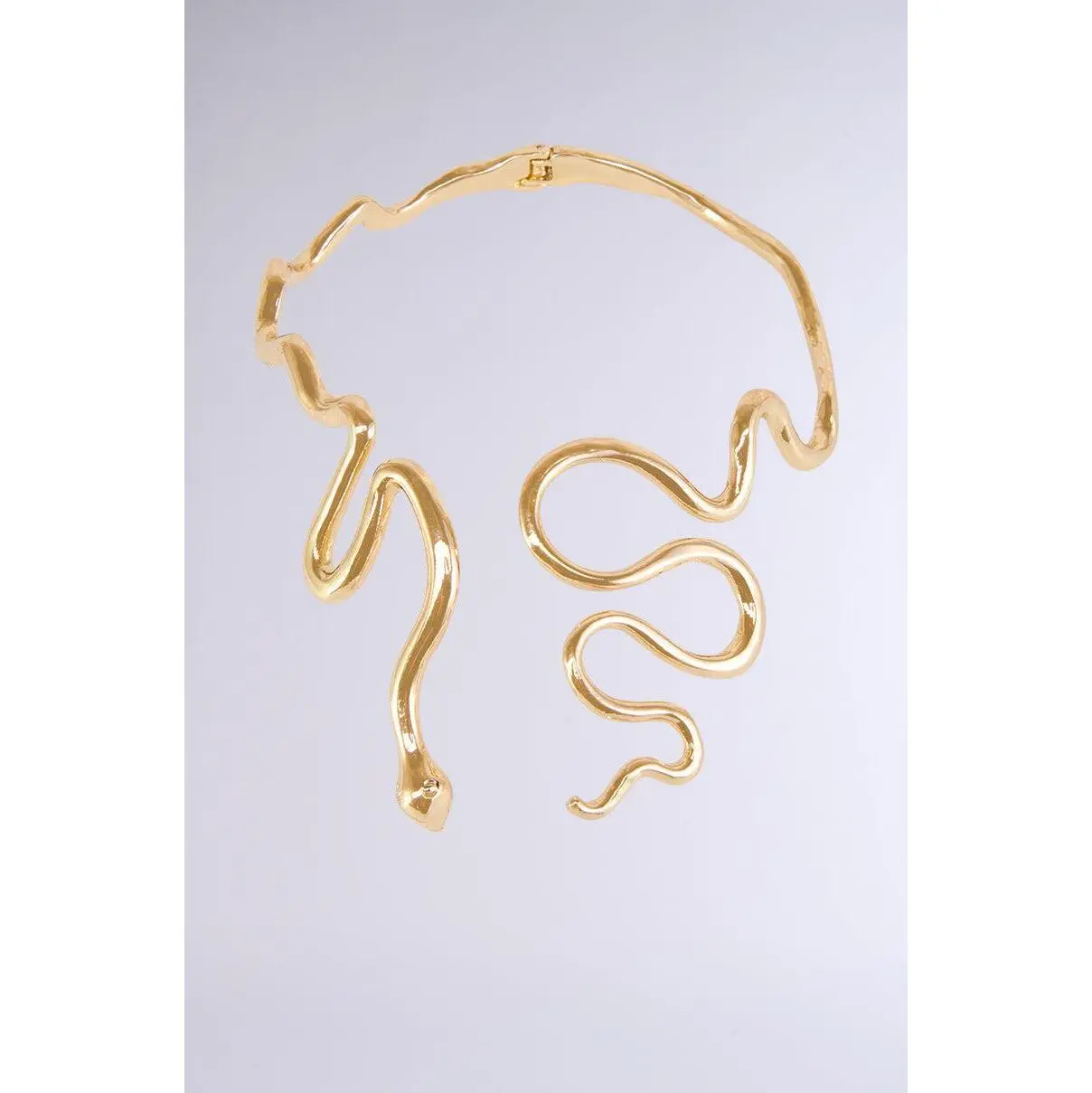 WINDING SNAKE STATEMENT NECKLACE