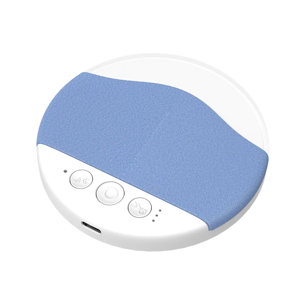 3-in-1 Sleep Sound Machine with Hi-Fi Bluetooth Speaker & Soft Night Light, White Noise Machine for Insomnia, 30/60/90 Min Auto-Off, Bluetooth 5.3, 400mAh Rechargeable
