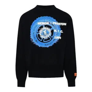Heron Preston HP Off Road Logo Crewneck Sweatshirt Black Multi