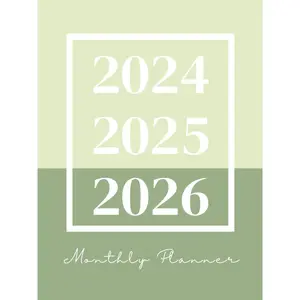 3 Year Calendar 2024-2025-2026 Monthly Planner: 36-Month Appointment Book from JAN 2024 - DEC 2026 || Three-Years Schedule Organizer with Holidays and Motivational Quotes Paperback – September 22, 2023