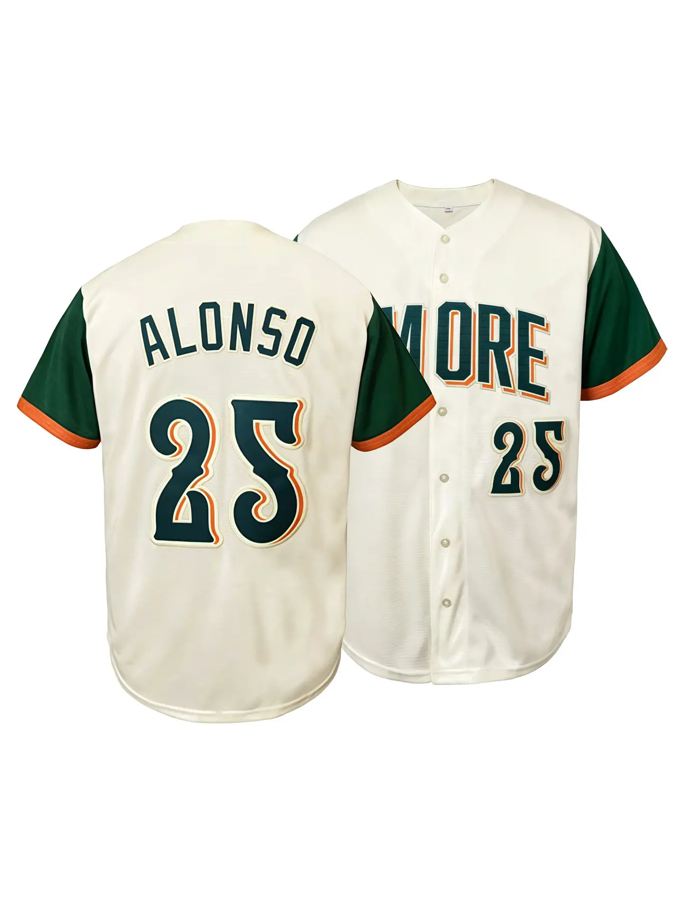 Men's Baltimore 25 Embroidered Baseball Jersey Retro Color Block Casual Sports Shirt Sportswear Top Sports Tops Sports Clothing