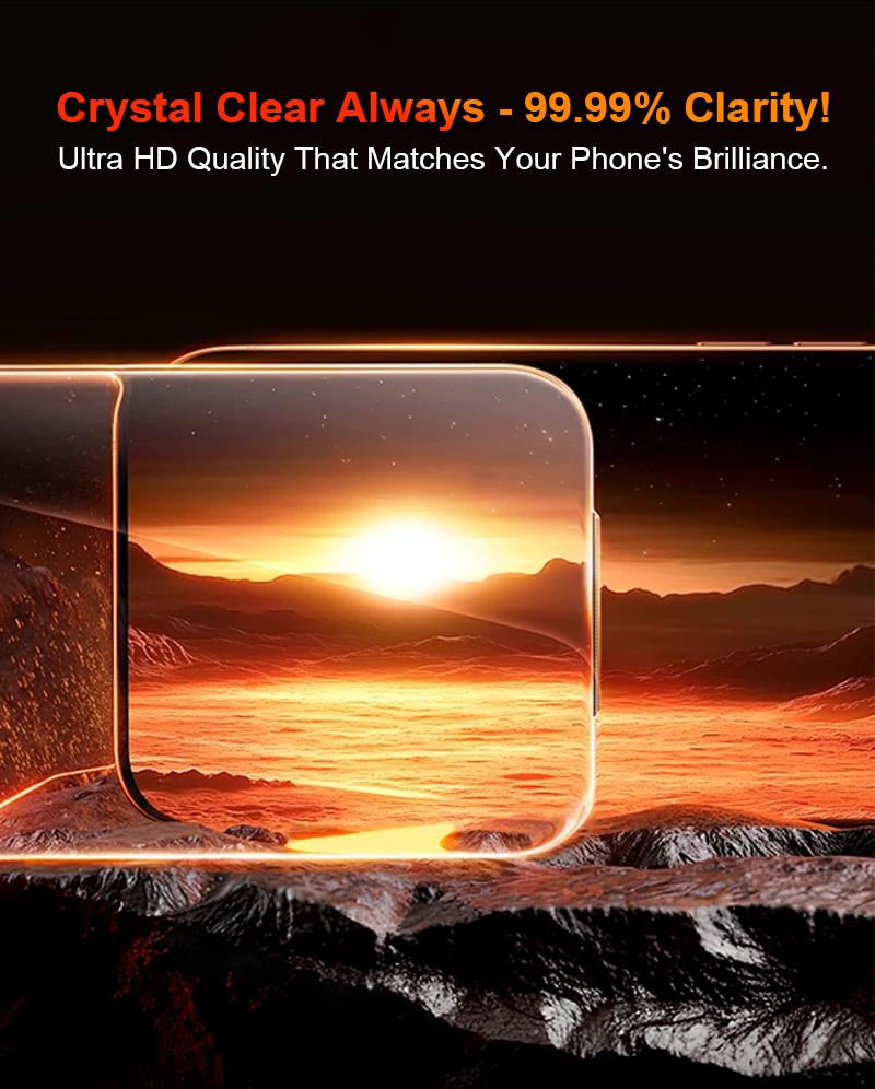 One Fish Screen Protector 2 Pack for iPhone Screen Protector, Privacy Protection, Crystal Clear, Scratch-Resistant, Ultra-Smooth Touch.