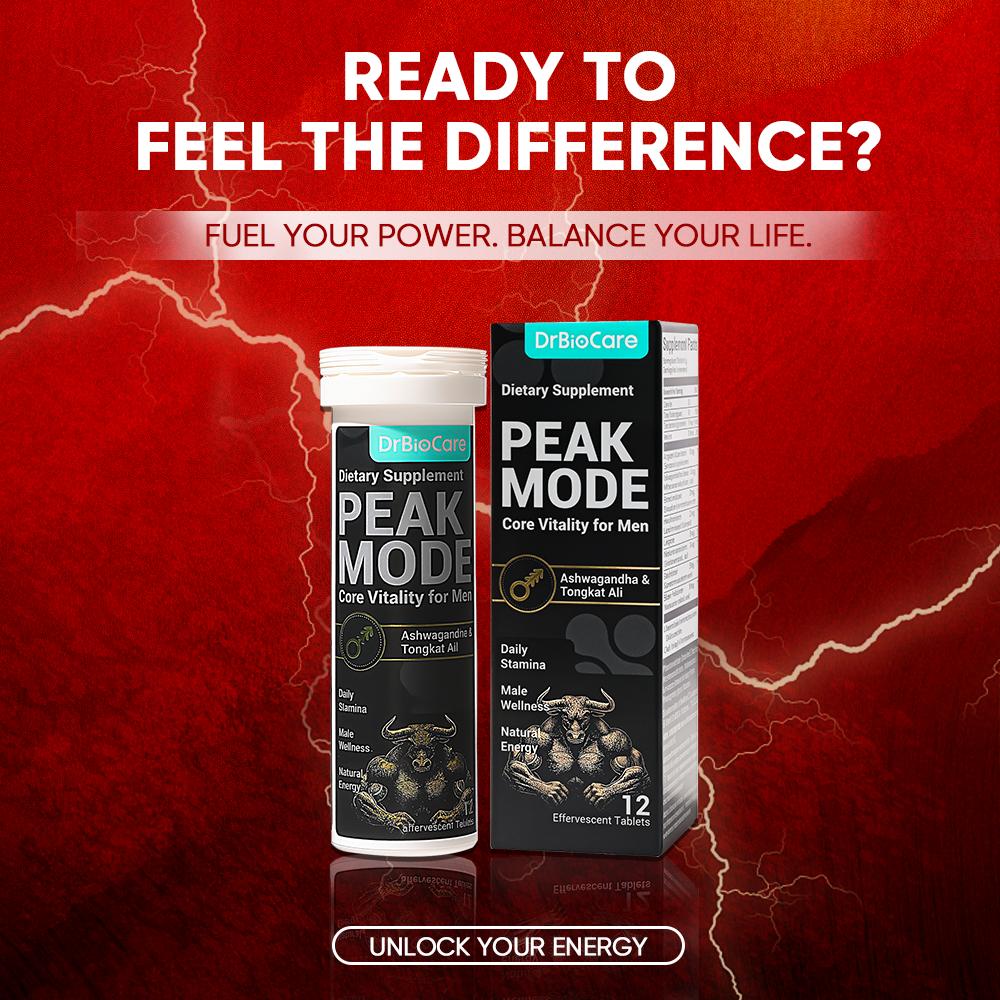 DrBioCare T-LEVEL Power Support – Men’s Energy, Strength & Performance Formula | Stamina Complex