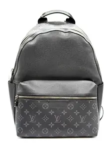 Pre-owned Louis Vuitton Leather Backpacks Discovery Backpack Monogram Taigarama PM