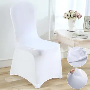 Stretch chair covers (packs of 30/50/60/100/150), clearance sale, black/white dining chair party chair covers