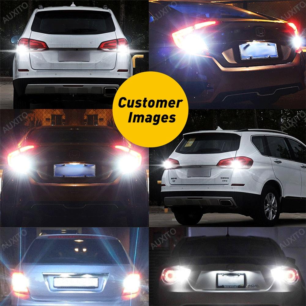 T15 LED Bulbs Reverse Backup Light White W16W 921 912 916 922 6000K 2pcs EOD 15E