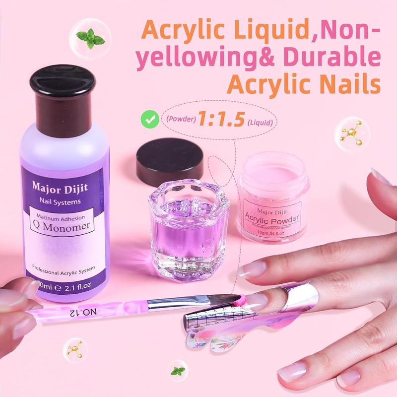 Valentine's Day Acrylic Nail Kit with Drill Set for Beginners with Everything 12 Color Acrylic Powder Nail Decoration Tools Home Salon Valentine's Day Acrylic Nail Kit with Drill Set for Beginners with Everything 12 Color Acrylic Powder Nail Decoration Tools Home Salon
