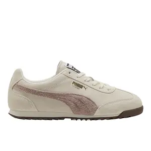 PUMA Mens Arizona Suede Lace Up Sneakers Shoes Casual - White