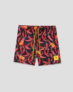 High Heat Hot Sauce Diamond Air Mesh Shorts - Youth