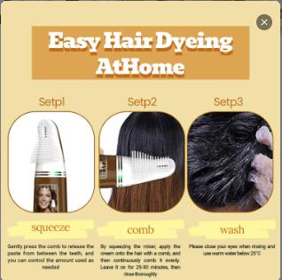 GBVAESE Hair Dye Comb Pen Chestnut Brown 200ml Waterproof Sweatproof Easy to Color Portable Fast Replenishment Color Does Not Fall Out Haircare GBVAESE Hair Dye Comb Pen Chestnut Brown 200ml Waterproof Sweatproof Easy to Color Portable Fast Replenishment Color Does Not Fall Out Haircare