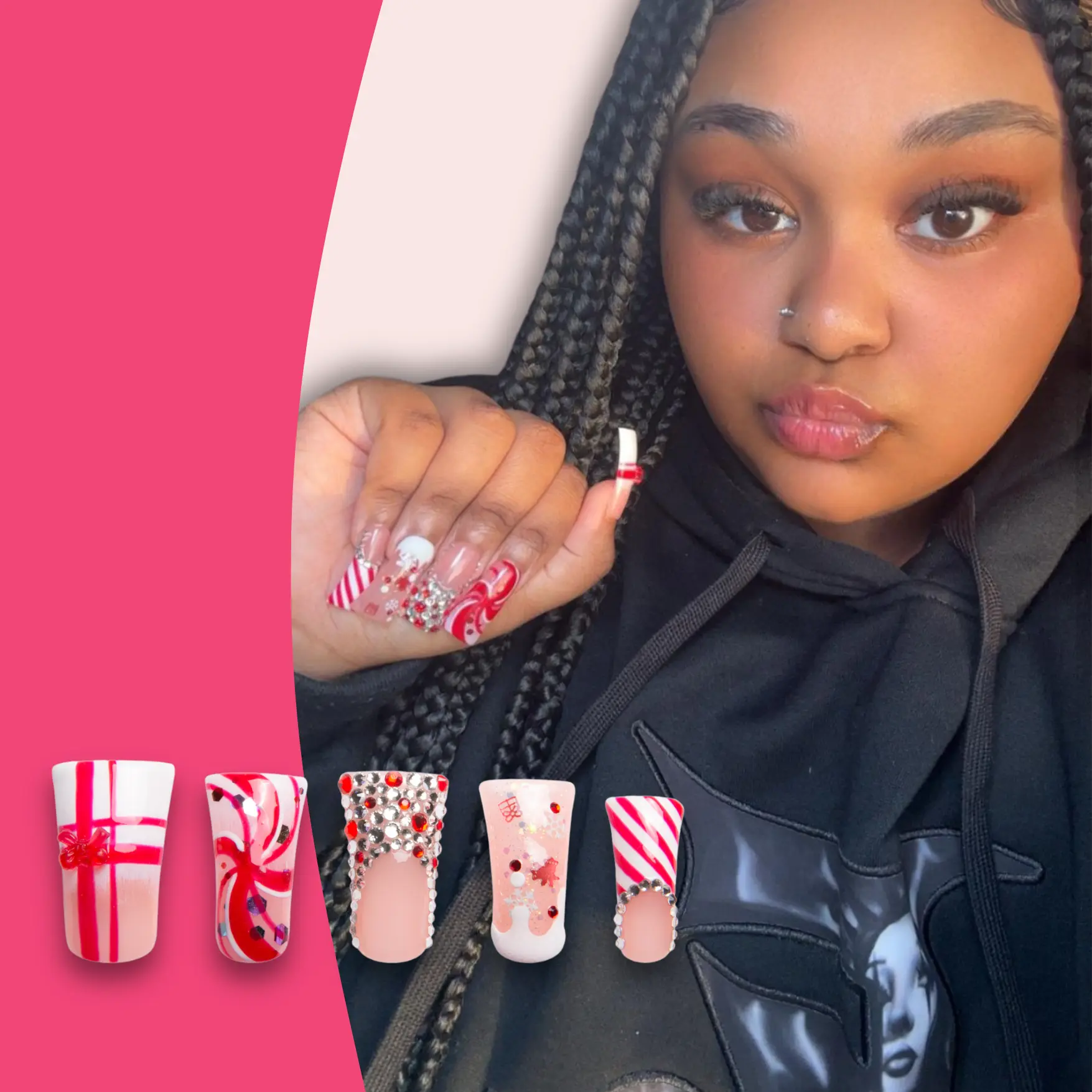 @Pretty.protection_ x Lovful Creator Collab Handmade Series Luxurious Press on Nails Custom Acrylic Overlays #DealsForYouDays