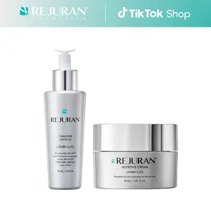 REJURAN Turnover Ampoule 1.01 fl oz & Nutritive Cream 1.69 fl oz - c-PDRN - Anti-Aging Face Serum for Firmness, Radiance, Youthful Skin Korean Skin Care REJURAN Turnover Ampoule 1.01 fl oz & Nutritive Cream 1.69 fl oz - c-PDRN - Anti-Aging Face Serum for Firmness, Radiance, Youthful Skin Korean Skin Care