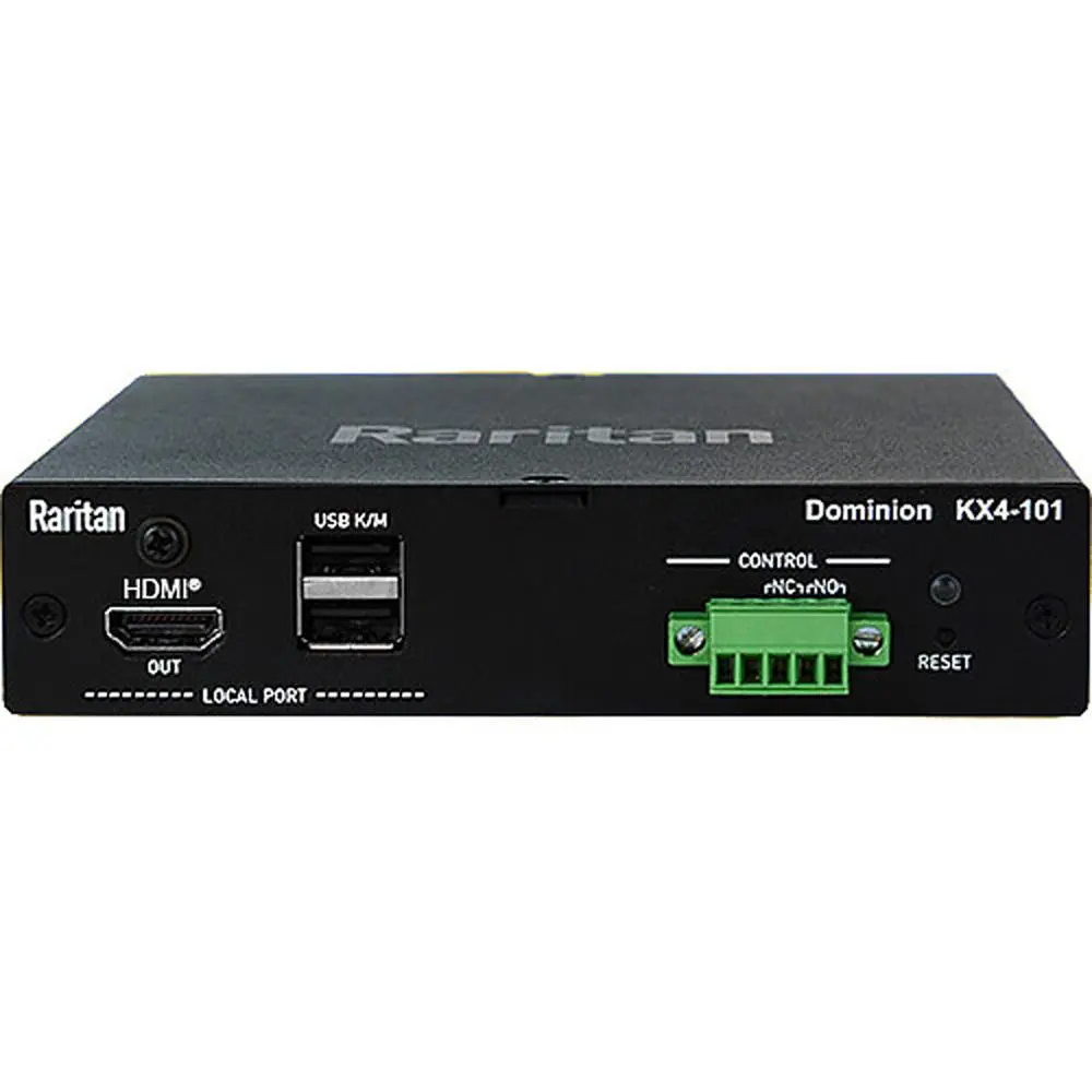Raritan Dominion KX IV-101 KVM Over IP Switch - Black